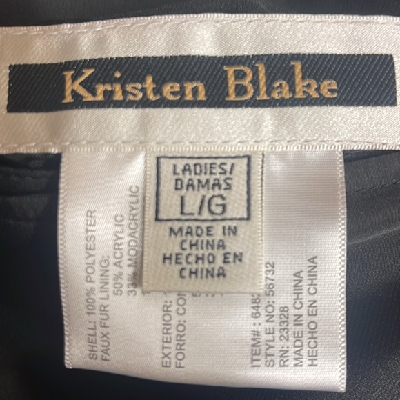 Kirsten Blake brown reversible fur vest in a women’s size Large New without Tags - Picture 8 of 10